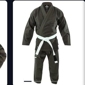 New Tatami Fightwear Elements Superlite GI Jiu Jitsu Khaki A2 Set